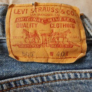 Men's Levi's 505 Jean Shorts Sz 40